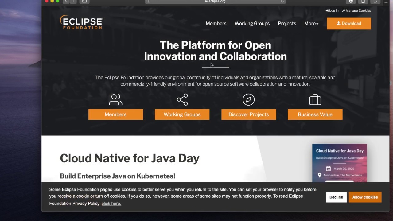 eclipse java download for mac